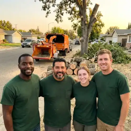 Best Choice Tree Service crew after a Houston tree removal job